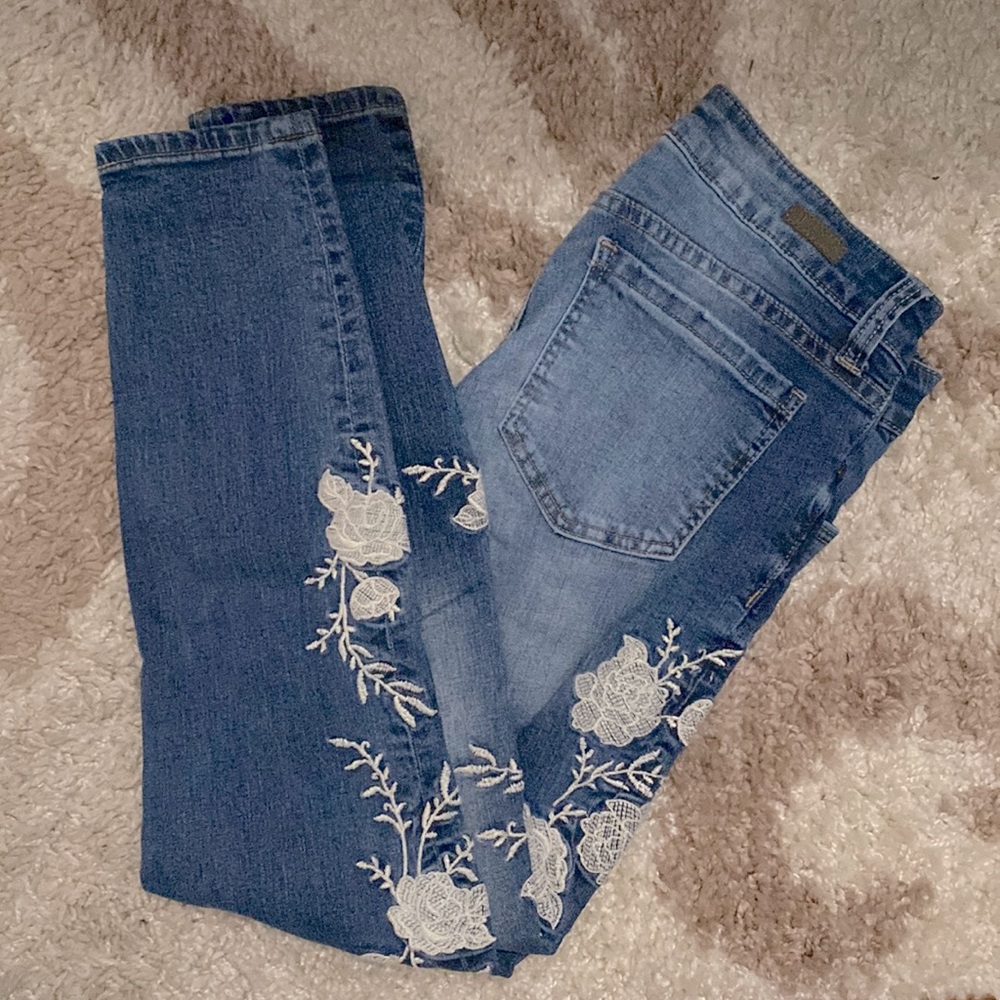 Kut from the Kloth embroidered jeans